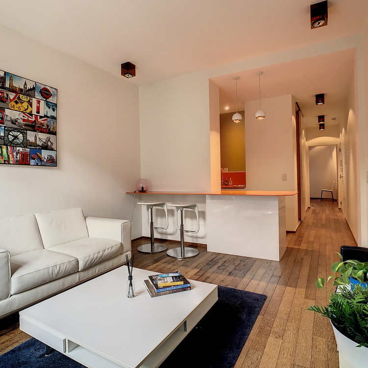 Quartier Grand Place: Appartement design meublé 