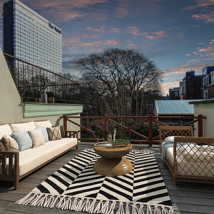 Lumineux appartement 1-ch avec terrasse, Rue aux laines